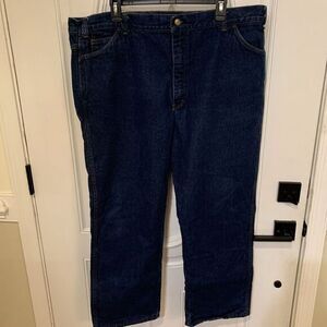 Men's Wearguard Wear Guard Flannel‎ Lined Authentic Jeans Size 45x30 Warm